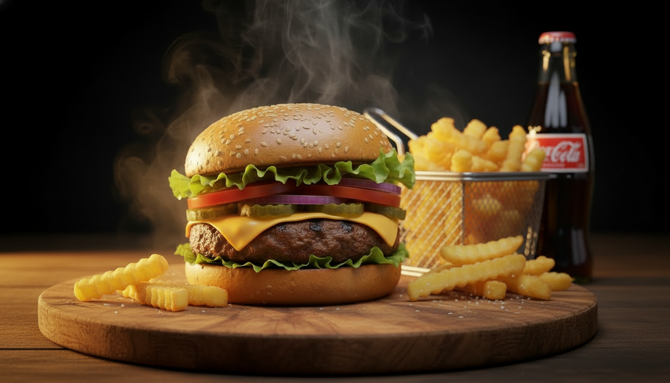 SIA BURGER signature burger with fries